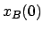 $x_B(0)$