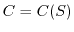 $C=C(S)$