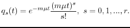 $q_s(t)$