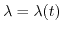 $m_{min} \le m \le m_{max},\ m_{min} > \lambda / \mu$