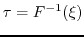 $F_a(t)=P_a\{\tau < t\}$