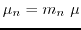 $\mu_n$