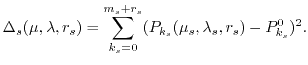 $\lambda_s$