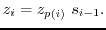$z_{i-1}$