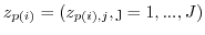 $\displaystyle z_i=z_{p(i)} \ s_{i-1}.$