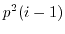 $\displaystyle z_{ij}=z_{p(i)j}\ s_{i-1}.$