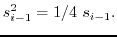 $\displaystyle s_i=\frac {Z_{i-1)} }{ Z_{p(i-1)}},$