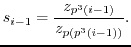 $\displaystyle s_{i-1}=s^1_{i-1}\ s^2_{i-1}$