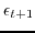 $\epsilon_{t+1}$