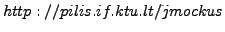 $http://pilis.if.ktu.lt/\tilde{} jmockus$