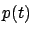 $p(t)$