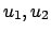 $u_1,u_2$