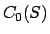 $C_{0}(S)$