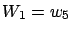 $W_1={w_5}$