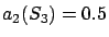 $a_2(S_3)=0.5$