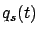 $q_s(t)$