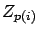 $Z_{p(i)}$