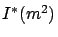 $I^*(m^2)$