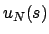 $u_N(s)$