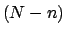$(N-n)$