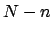 $N-n$