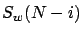 $S_w(N-i)$