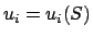 $u_i= u_i(S)$