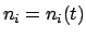$n_i =n_i(t)$