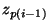 $z_{p(i-1)}$