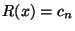 $R(x)=c_n$
