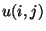 $u(i,j)$