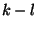 $k-l$