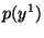 $\displaystyle p(y^1)$