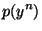 $\displaystyle p(y^n)$