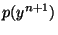 $\displaystyle p(y^{n+1})$