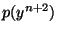 $\displaystyle p(y^{n+2})$