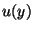 $u(y)$