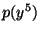 $\displaystyle p(y^5)$
