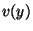$v(y)$