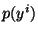 $p(y^i)$
