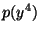 $\displaystyle p(y^4)$
